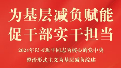 2024年以习近平同志为核心的党中央整治形式主义为基层减负综述